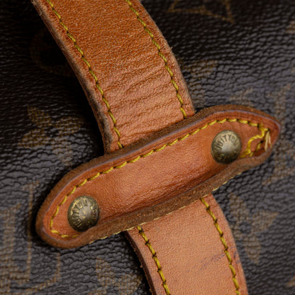 Louis-Vuitton Monogram Saumur 35 Brown