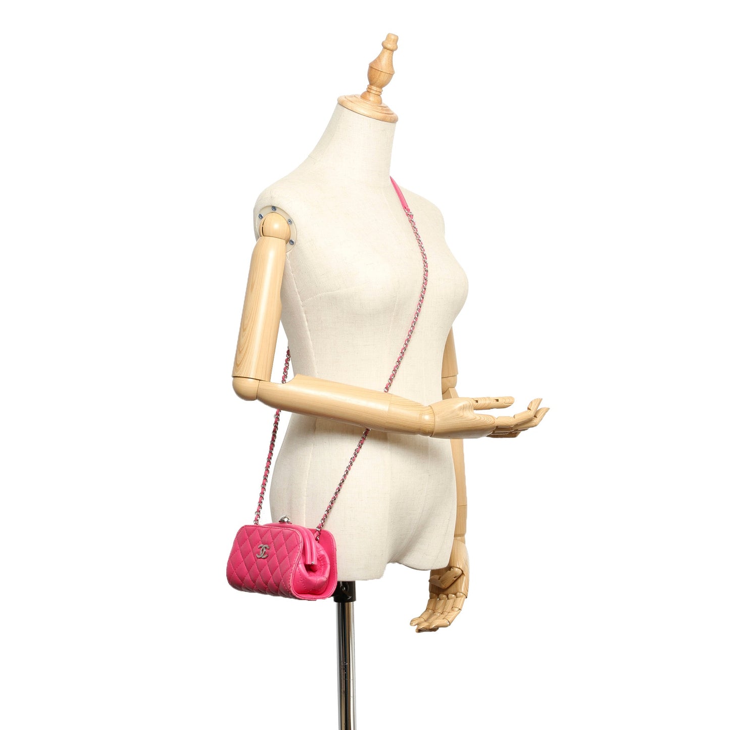 CC Lambskin Leather Crossbody Bag Pink