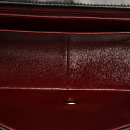 Black Diana Quilted Lambskin Flap Shoulder Bag