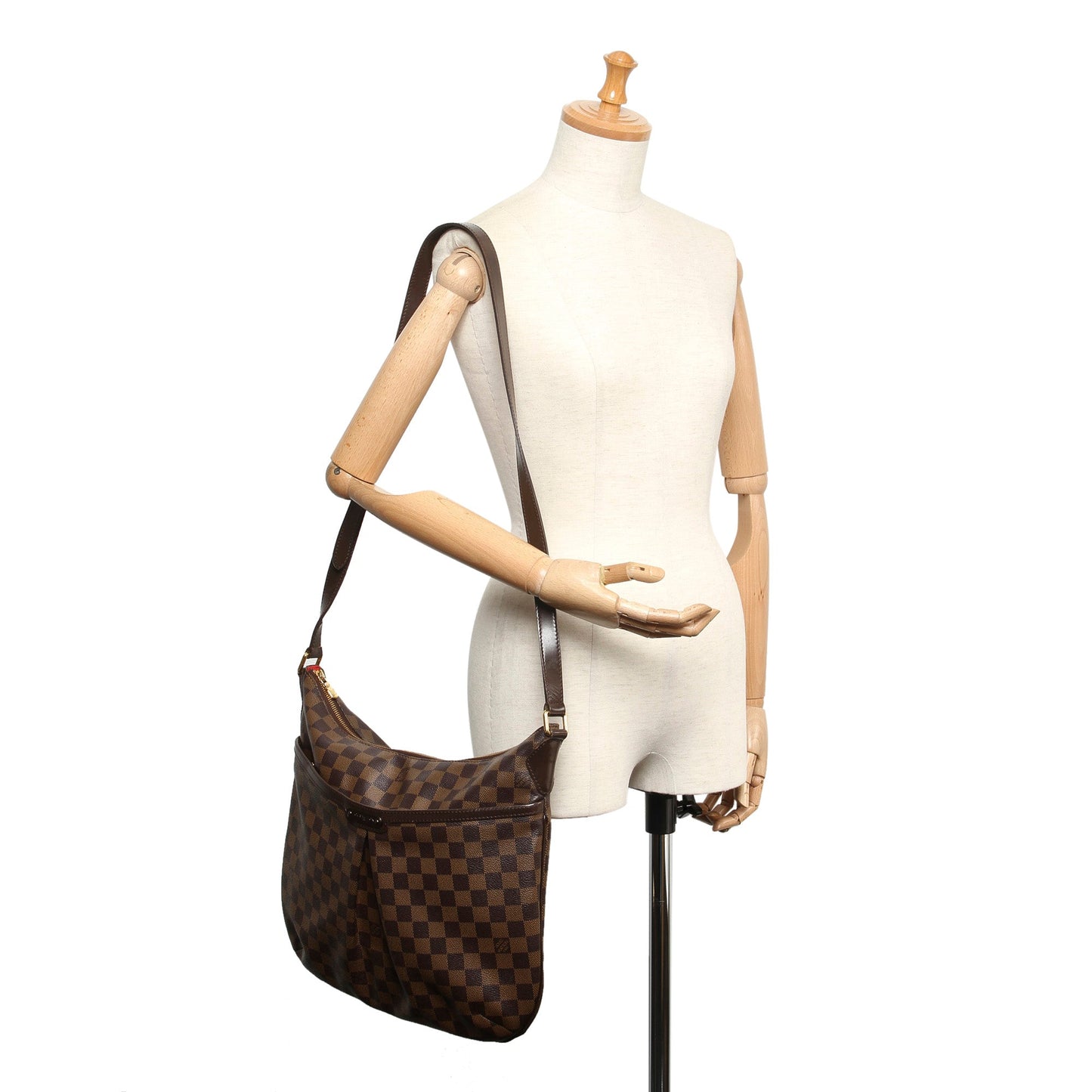 Louis-Vuitton Damier Ebene Bloomsbury GM Brown GHW