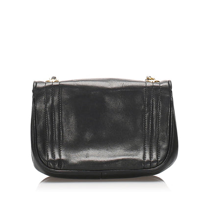 CC Lambskin Leather Crossbody Bag Black