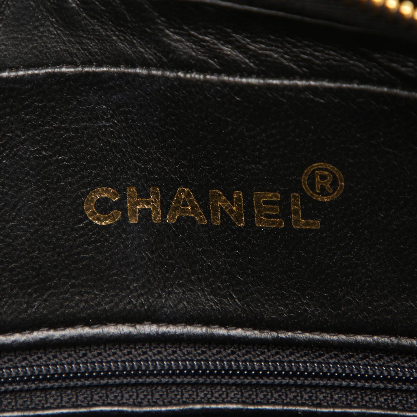 Black Classic Lambskin Leather Flap Camera Bag