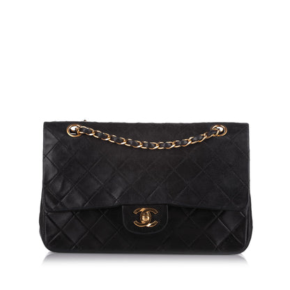 Classic Flap Medium Lambskin Black GHW