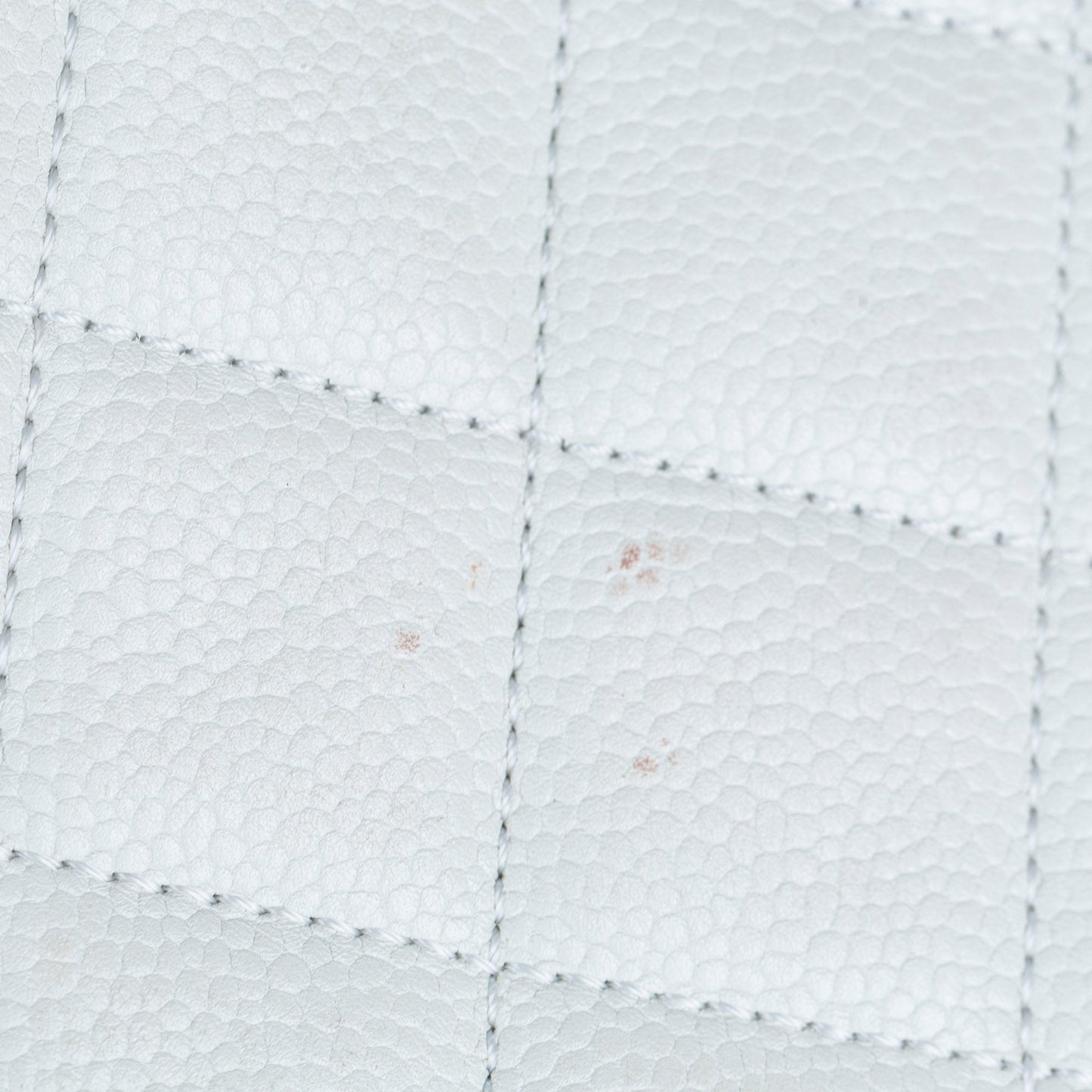 Caviar Petite Shopping Tote White