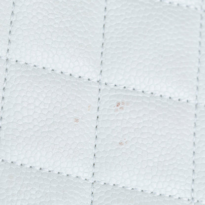 Caviar Petite Shopping Tote White