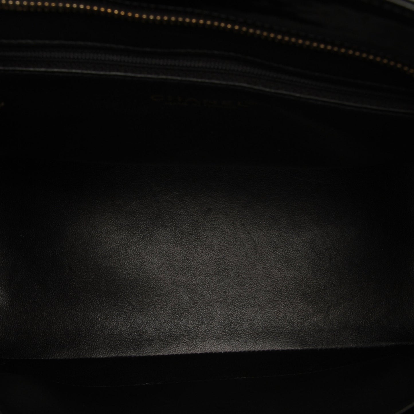 Black Medallion Patent Leather Tote Bag