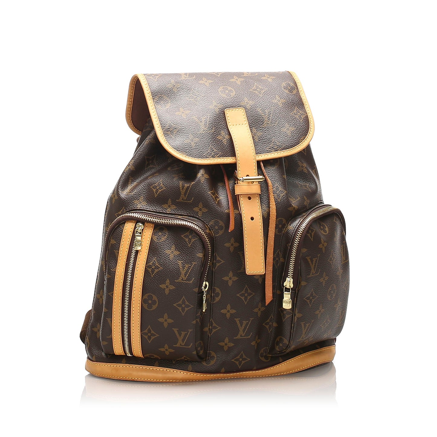Louis-Vuitton Monogram Sac a dos Bosphore Backpacl Brown GHW
