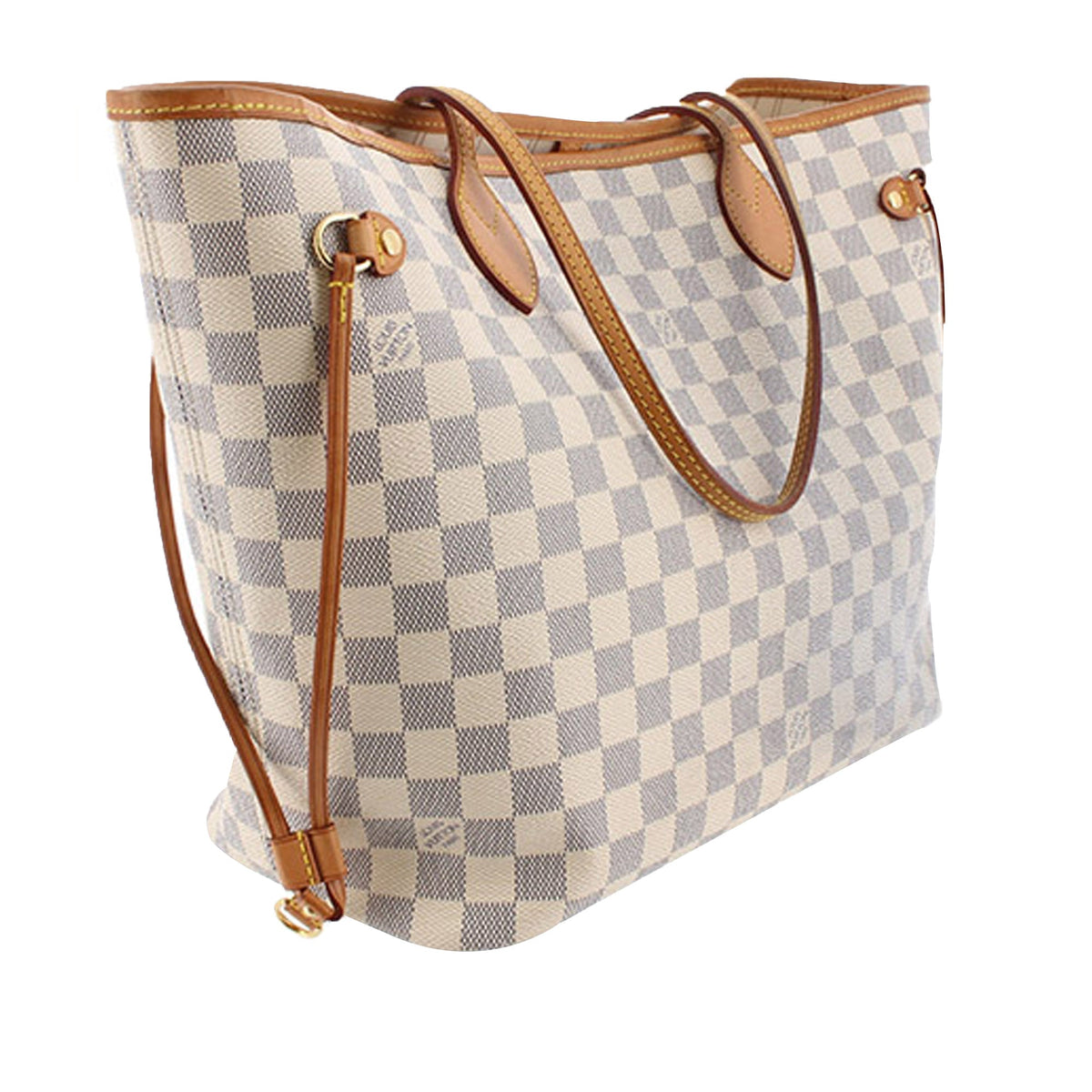 Louis-Vuitton Damier Azur Neverfull MM