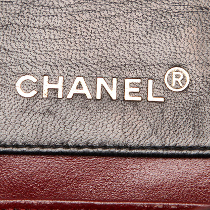 CC Lambskin Flap Bag Black