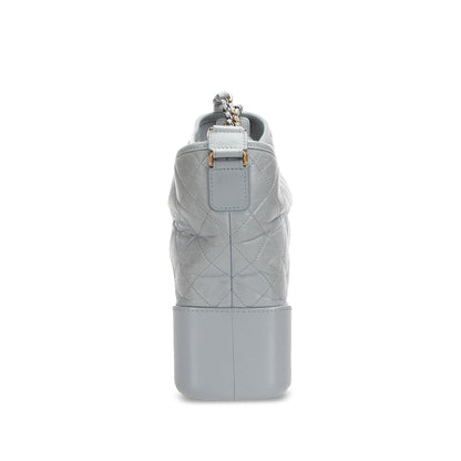 Gray Chanel Medium Gabrielle Leather Shoulder Bag