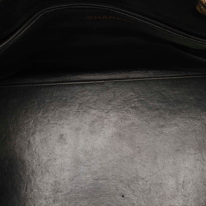 CC Timeless Caviar Grand Shopping Tote Black