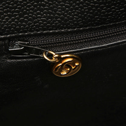 CC Timeless Caviar Grand Shopping Tote Black