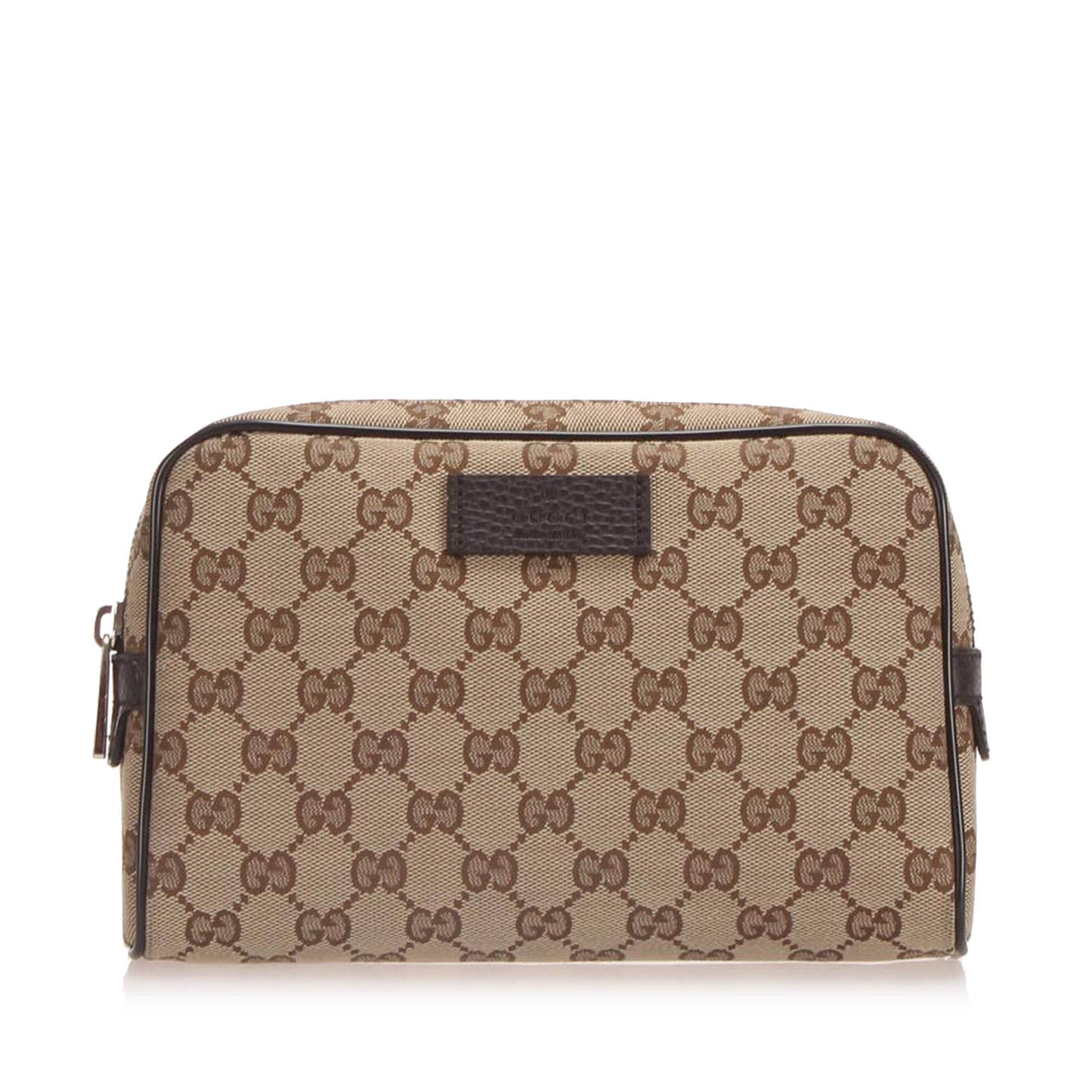 Gucci GG Canvas Belt Bag Brown SHW