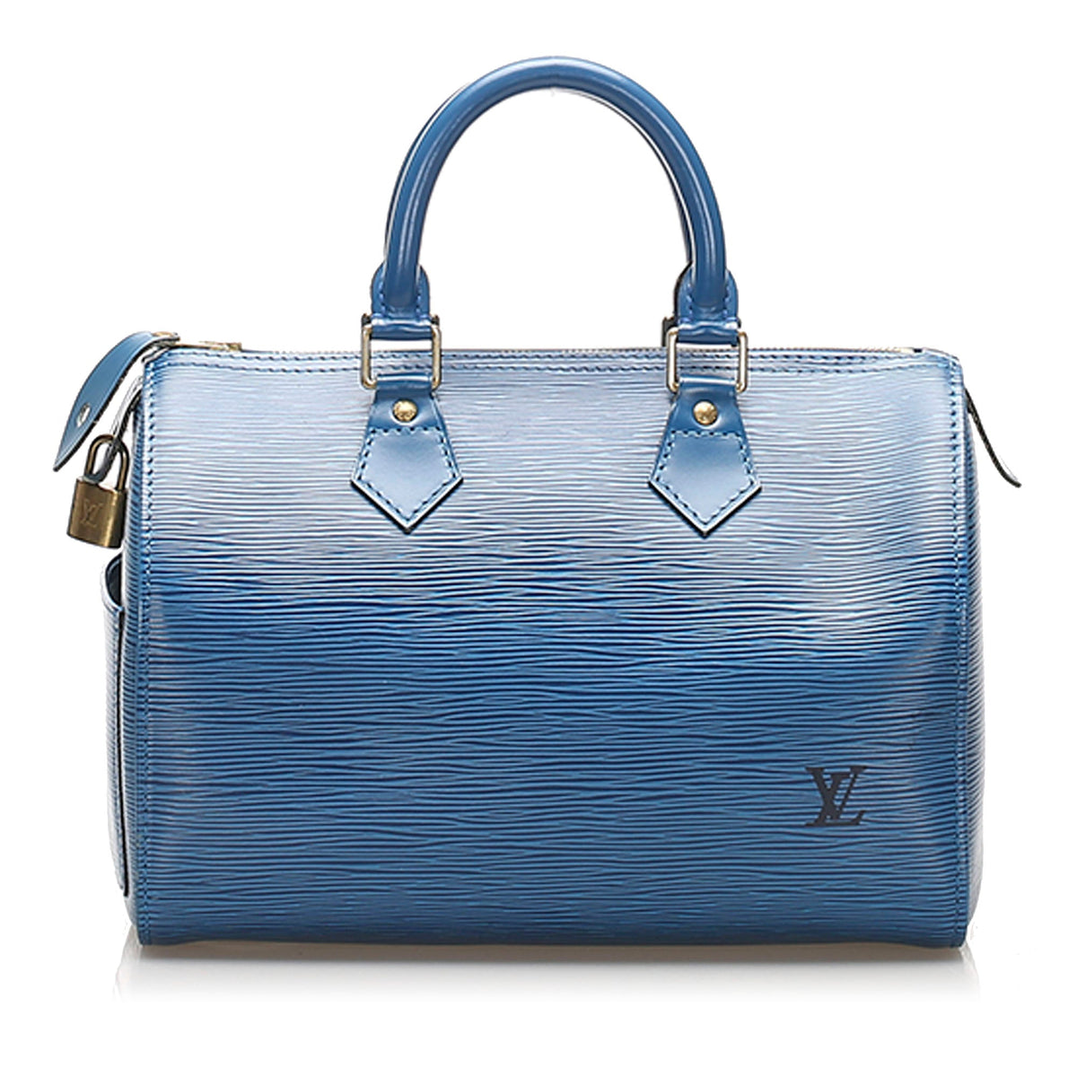 Louis-Vuitton Epi Speedy 25 Blue
