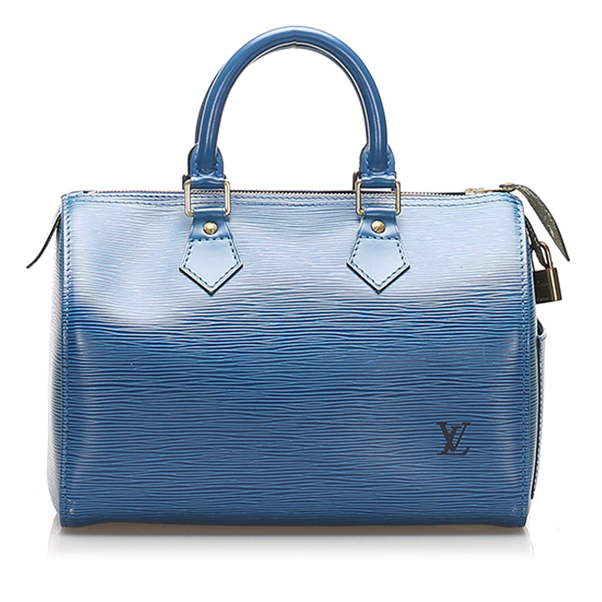 Louis-Vuitton Epi Speedy 25 Blue