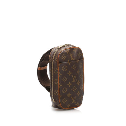 Louis-Vuitton Monogram Gange Pochette Fanny Bag