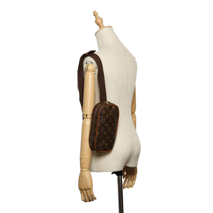 Louis-Vuitton Monogram Gange Pochette Fanny Bag