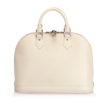 Louis-Vuitton Epi Alma PM Ivory