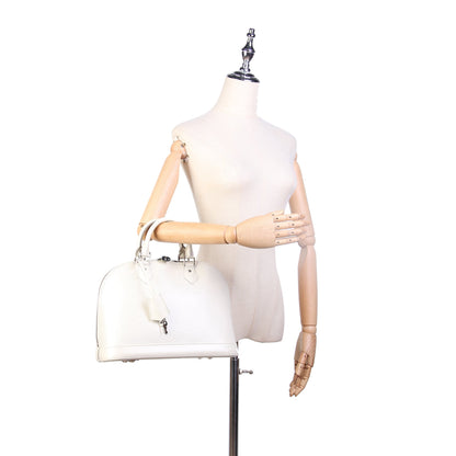Louis-Vuitton Epi Alma PM Ivory