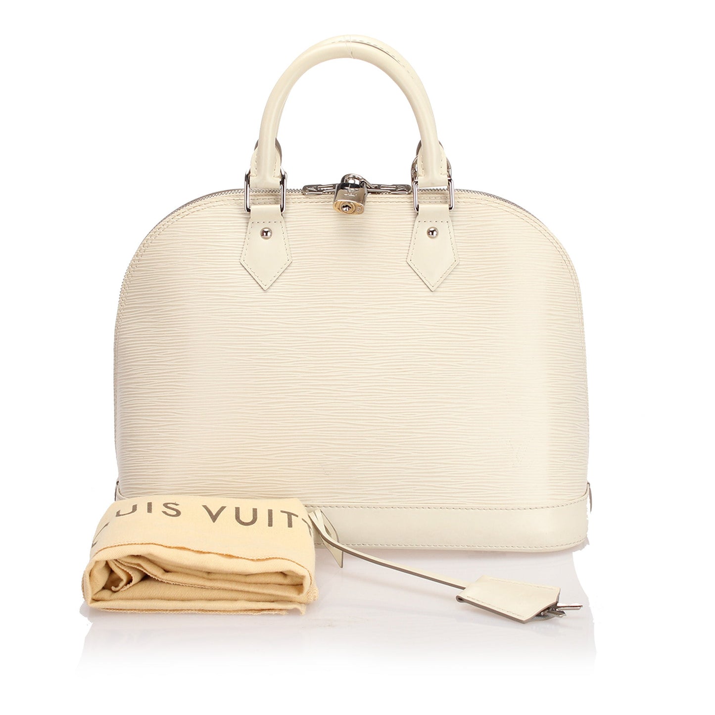 Louis-Vuitton Epi Alma PM Ivory