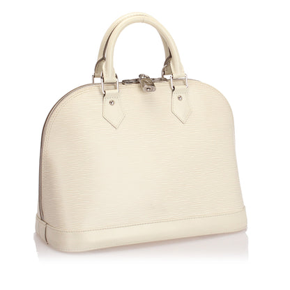 Louis-Vuitton Epi Alma PM Ivory