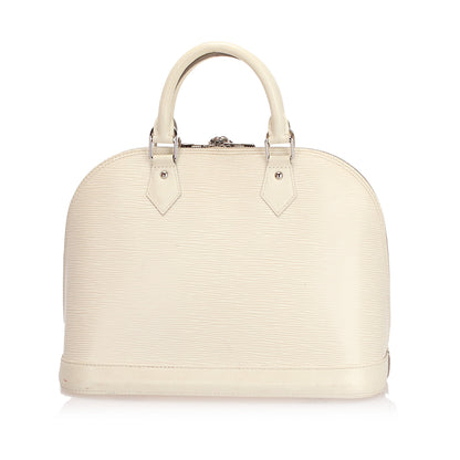 Louis-Vuitton Epi Alma PM Ivory