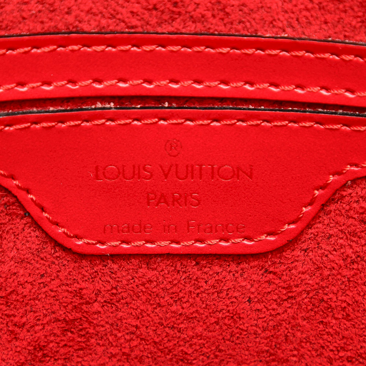 Louis-Vuitton Epi Saint Jacques PM Short Strap Red