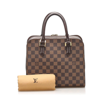 Louis-Vuitton Damier Ebene Triana top handle bag