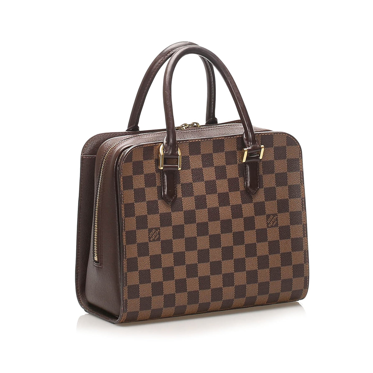 Louis-Vuitton Damier Ebene Triana top handle bag
