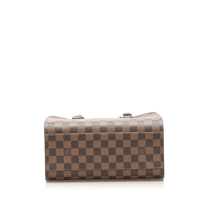 Louis-Vuitton Damier Ebene Triana top handle bag
