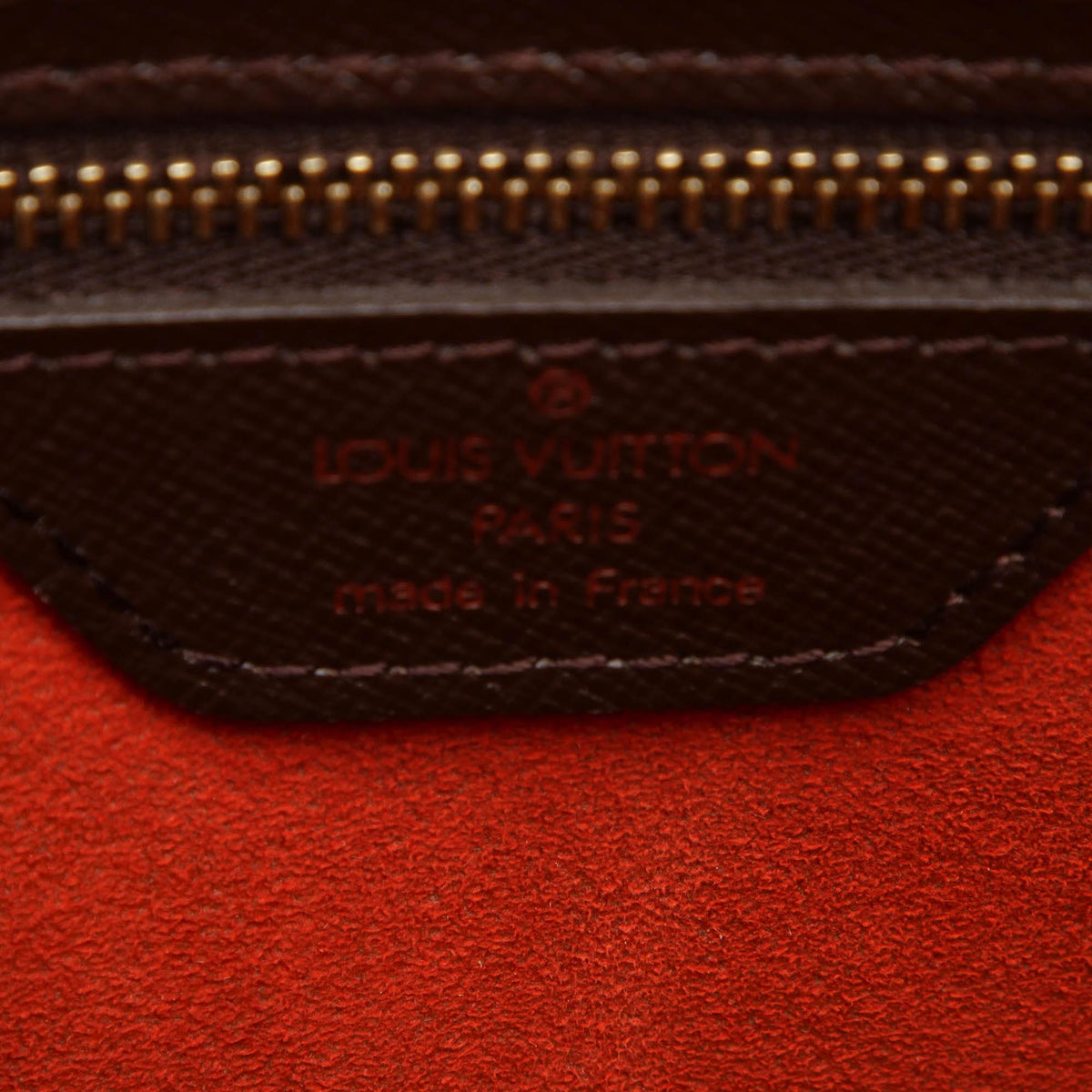 Louis-Vuitton Damier Ebene Triana top handle bag