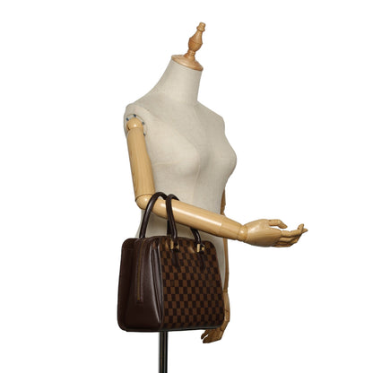 Louis-Vuitton Damier Ebene Triana top handle bag