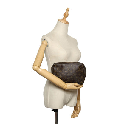 Louis-Vuitton Monogram Cosmetic Pouch Trousse Toilette 23