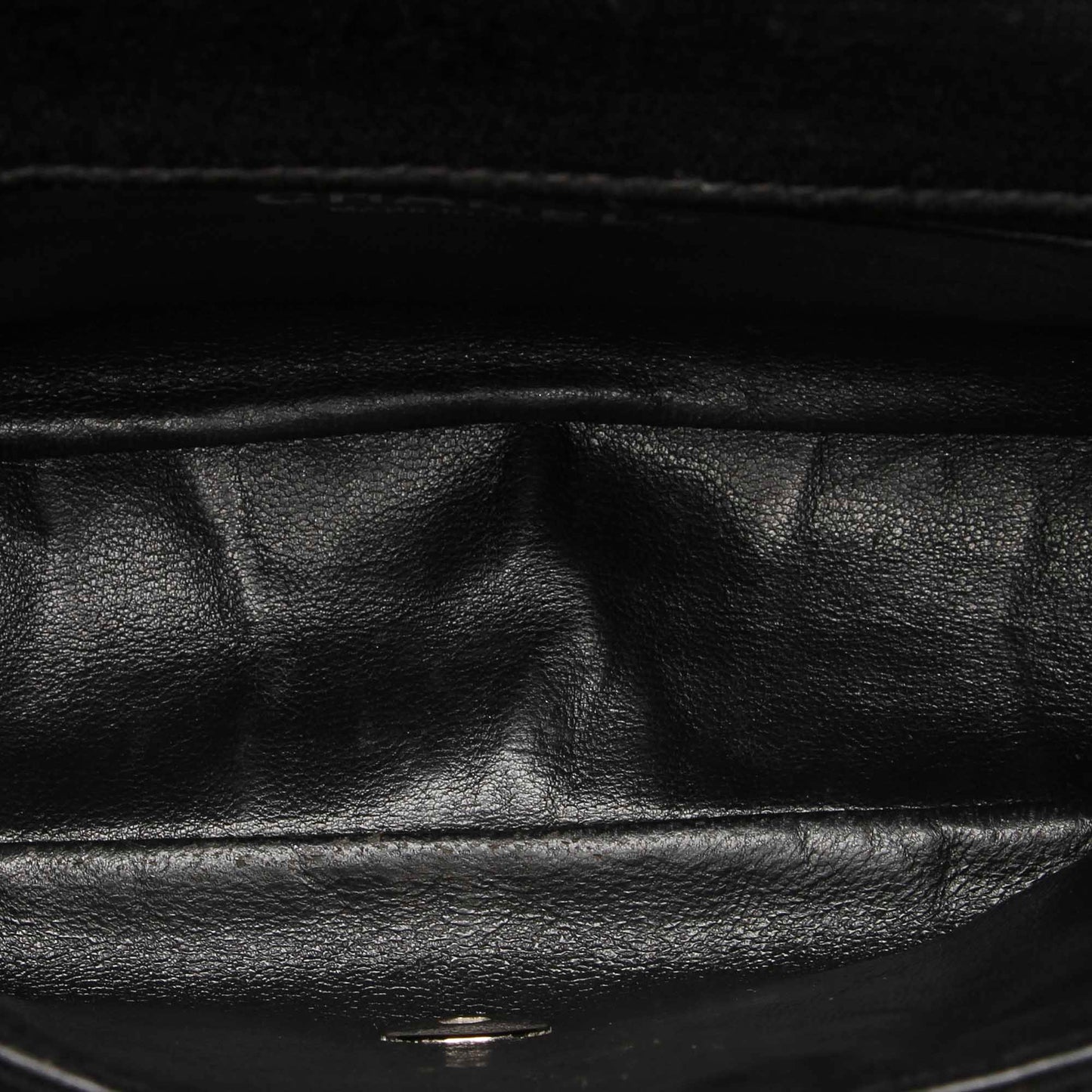 Medium Chevron Jersey Chain Flap Bag Black