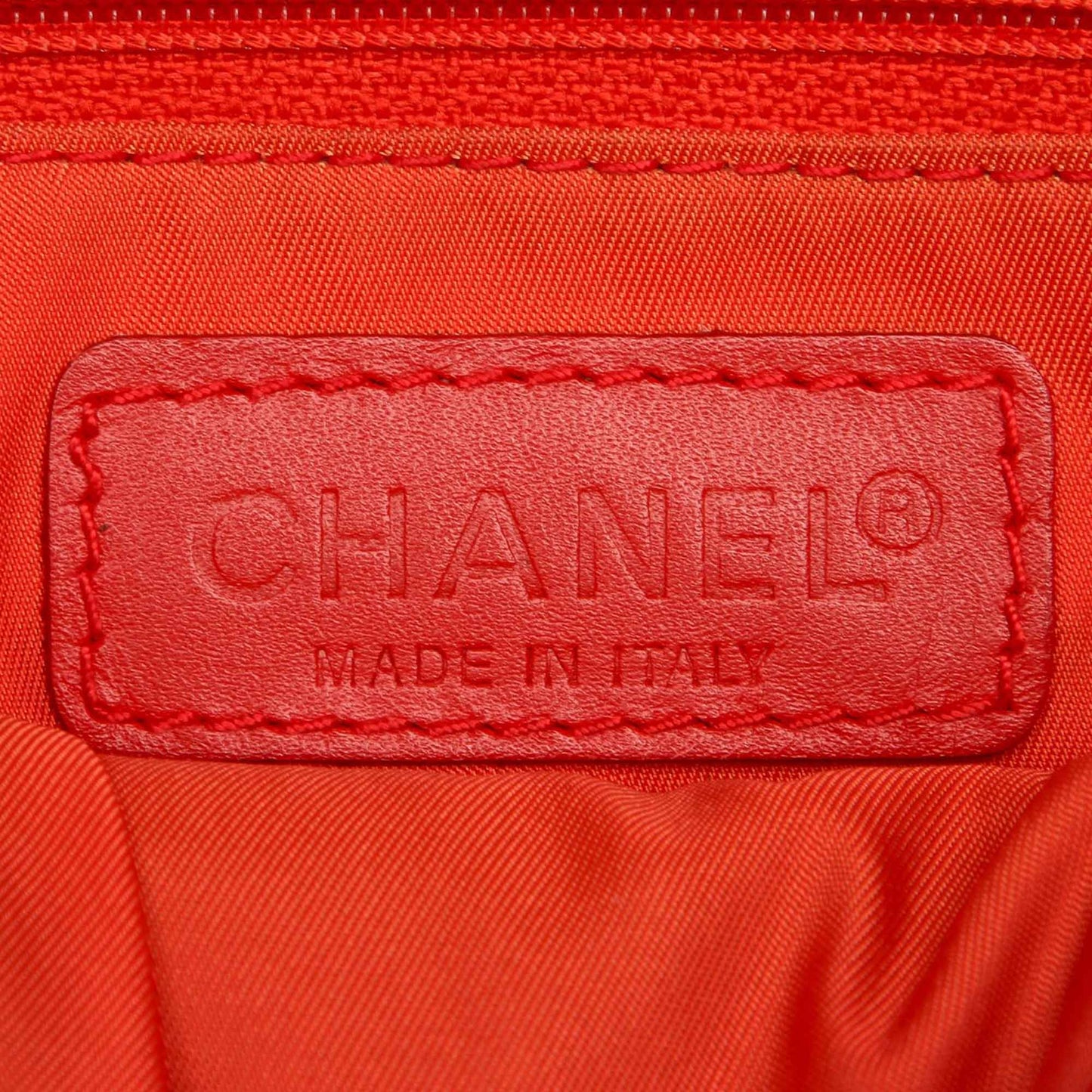 New Travel Line Canvas Satchel Red and White SHW