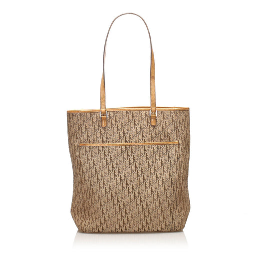 Dior Dior Oblique Canvas Tote Bag Brown