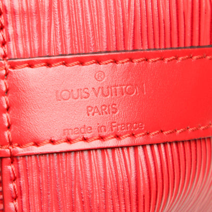 Louis-Vuitton Epi Petit Noe Red