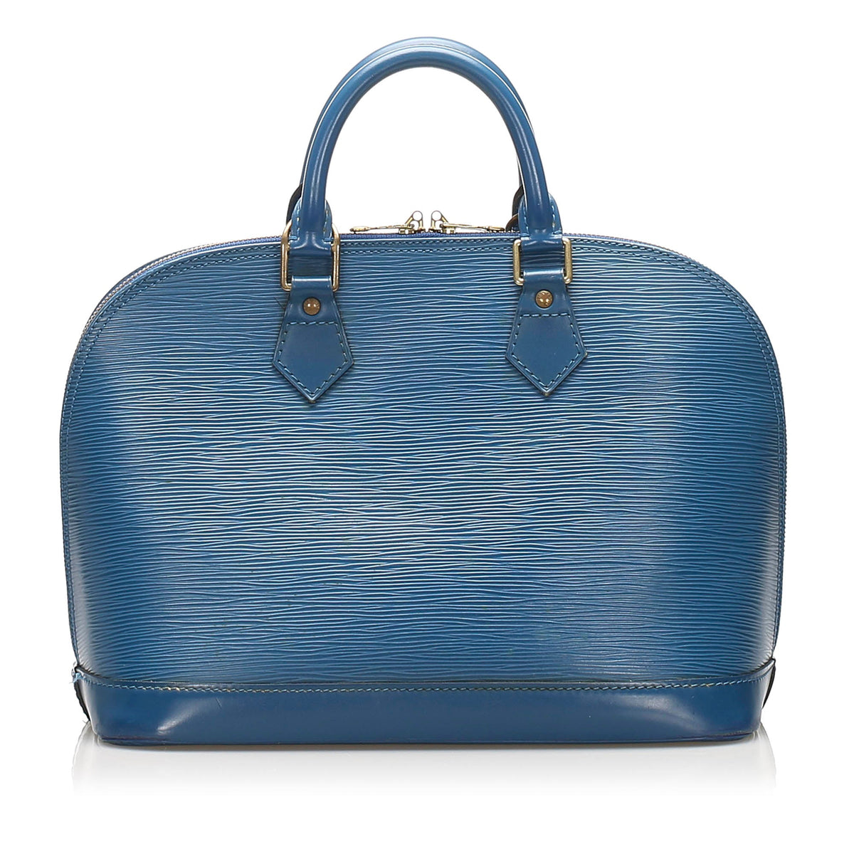 Louis-Vuitton Epi Alma PM Blue Bag