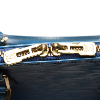Louis-Vuitton Epi Alma PM Blue Bag