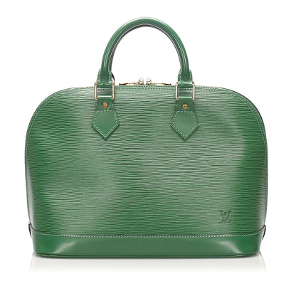Louis-Vuitton Epi Alma PM Green