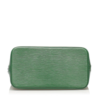 Louis-Vuitton Epi Alma PM Green