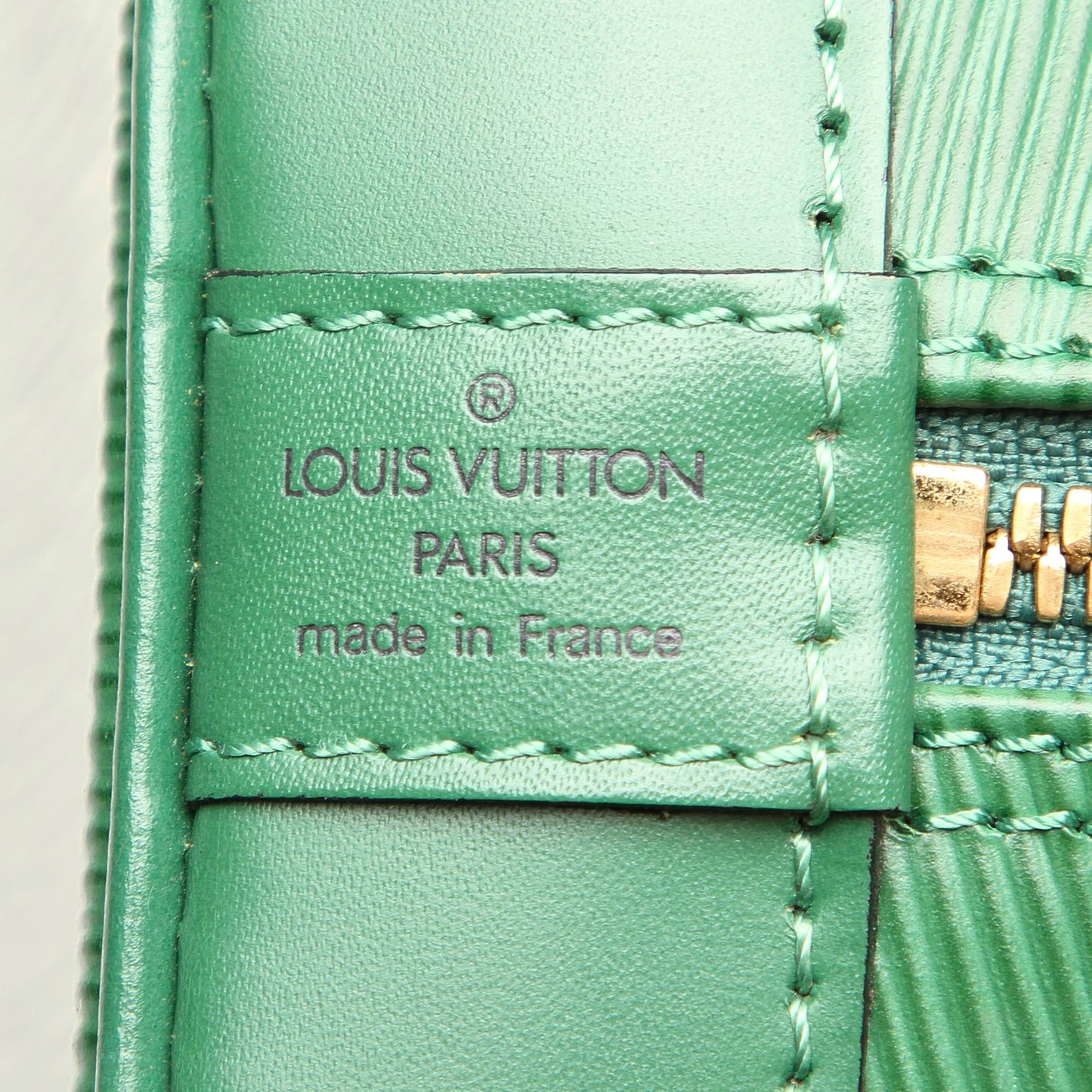 Louis-Vuitton Epi Alma PM Green