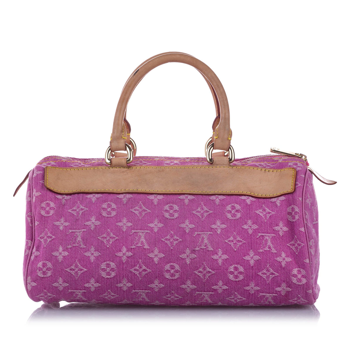 Louis-Vuitton Monogram Denim Neo Speedy Pink SHW