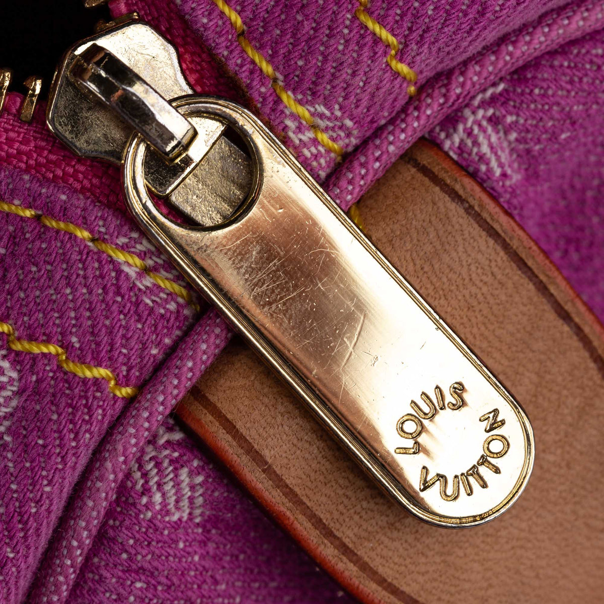 Louis-Vuitton Monogram Denim Neo Speedy Pink SHW