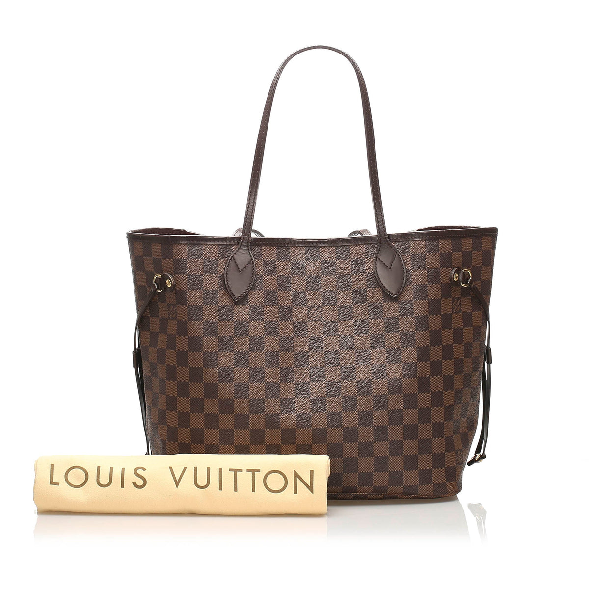 Louis-Vuitton Damier Ebene Neverfull MM