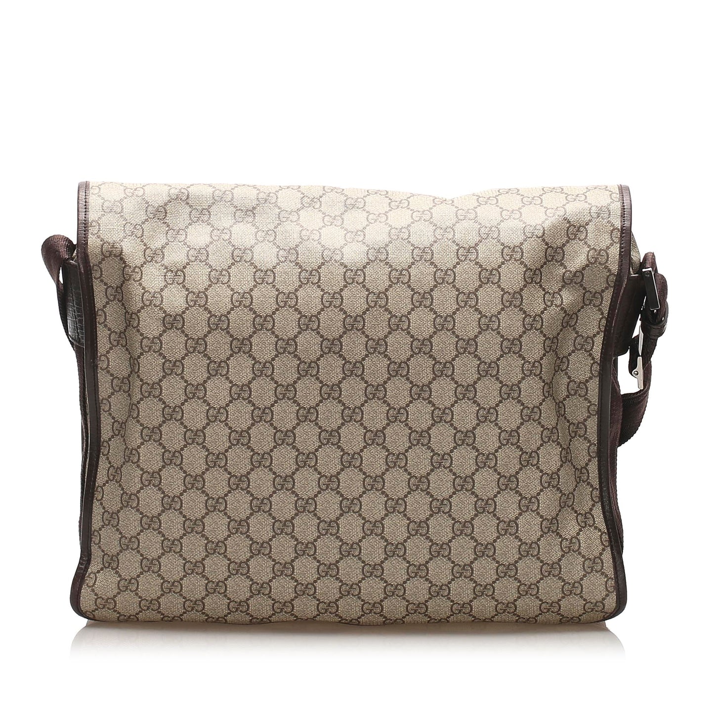 Gucci Gucci GG Supreme Crossbody Bag Brown