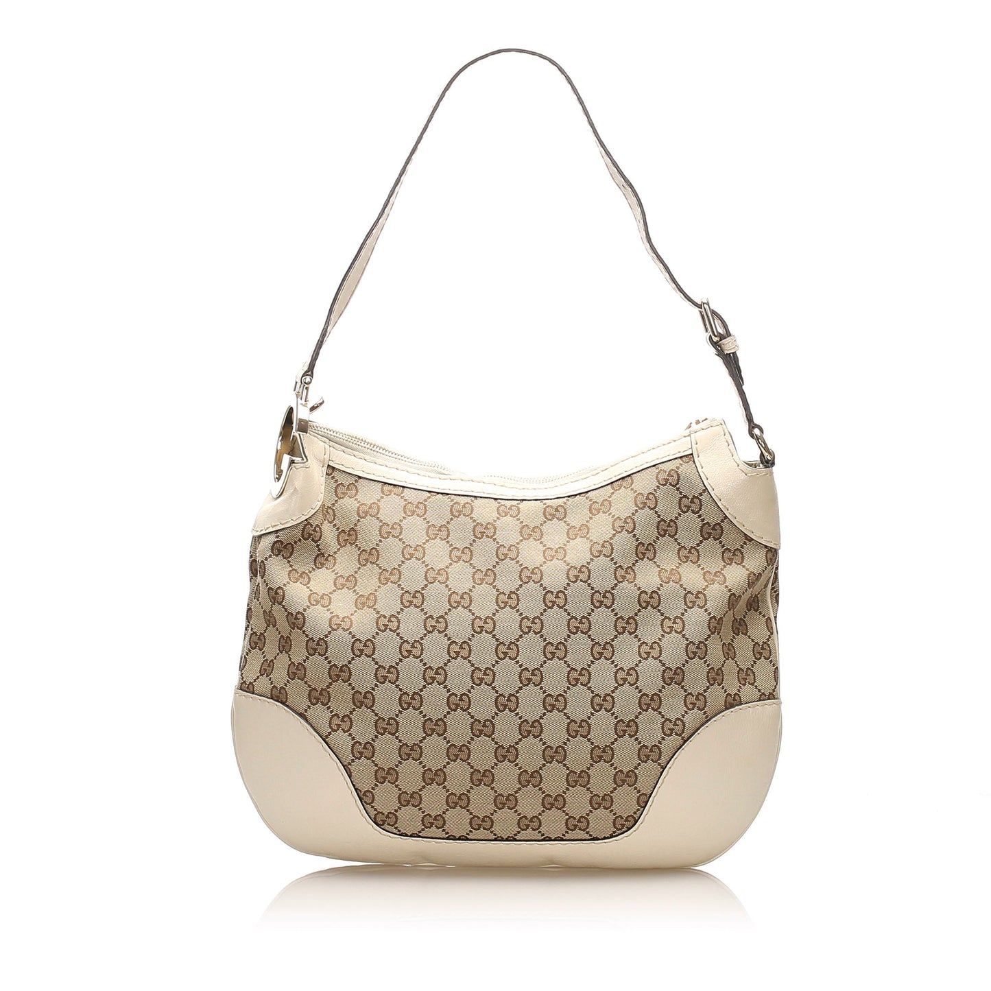 Gucci Gucci GG Canvas Charlotte Shoulder Bag Brown