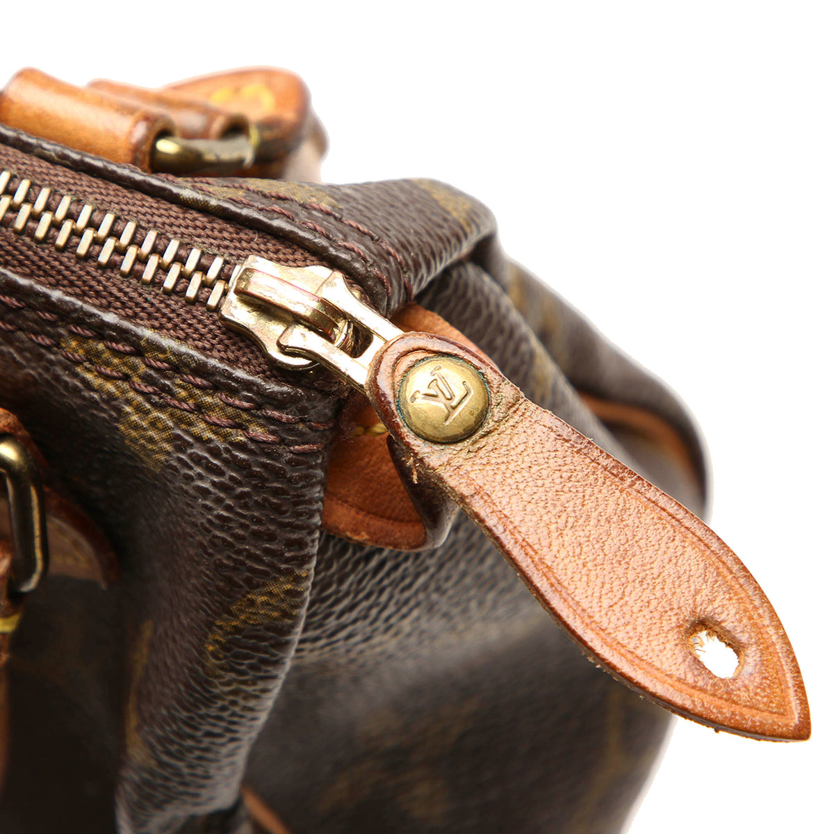 Louis-Vuitton Monogram Mini Speedy Brown