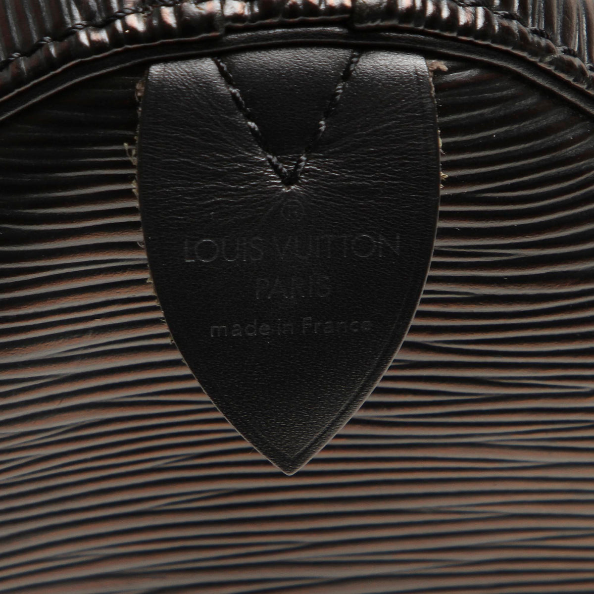 Louis-Vuitton Black Epi Leather Speedy 30 Bag
