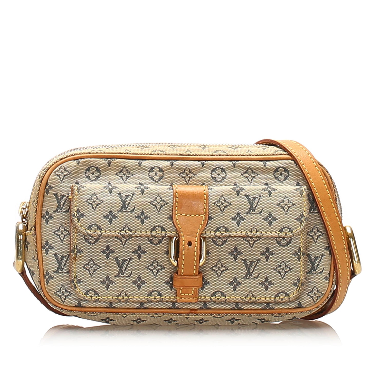 Louis-Vuitton Monogram Mini Lin Juliette MM Blue